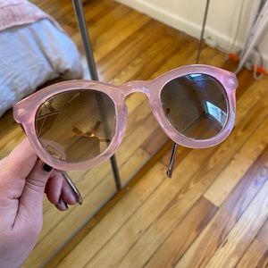 Warby Parker Pink Cellulose Acetate Sunglasses
